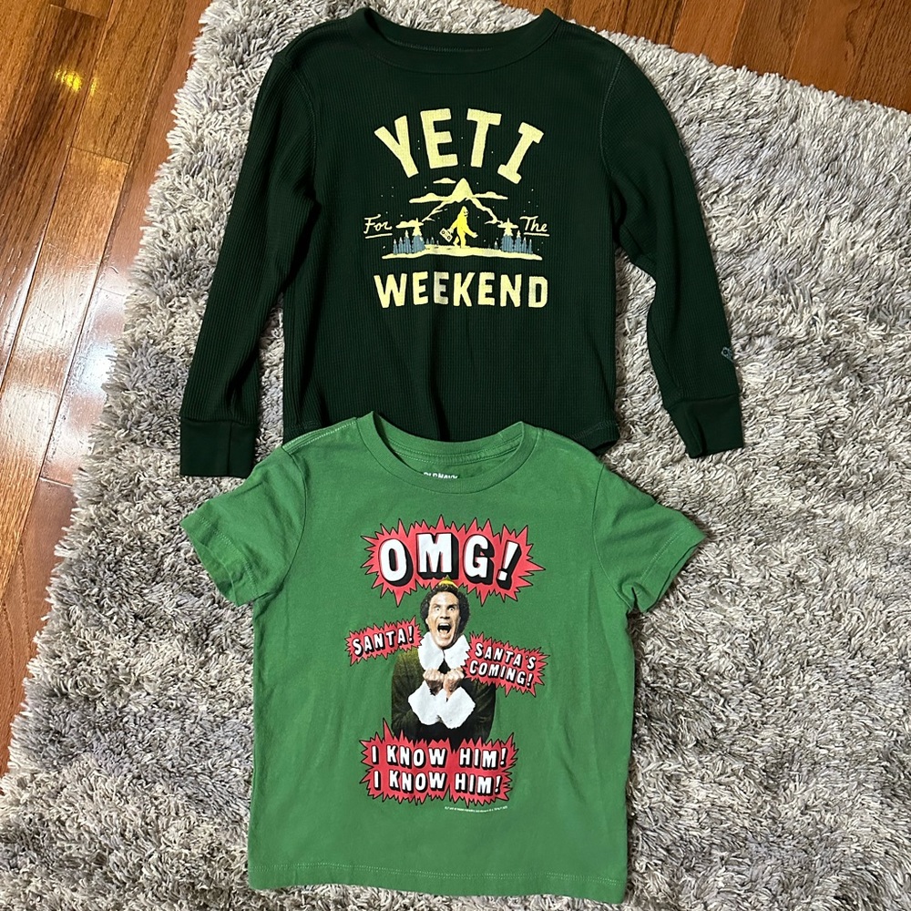 Winter and Christmas boys shirts bundle